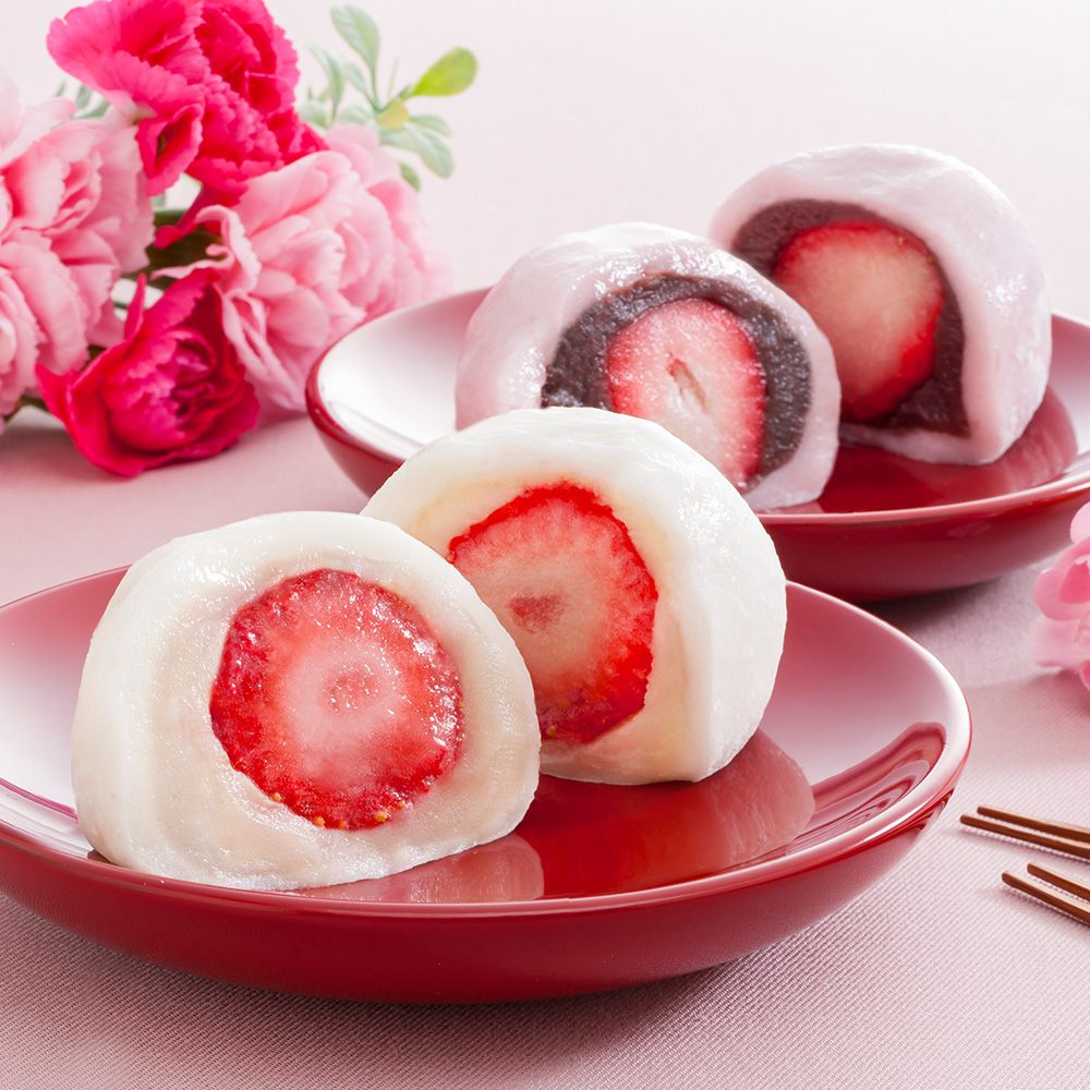 京都　養老軒　博多あまおう　まるごと苺大福