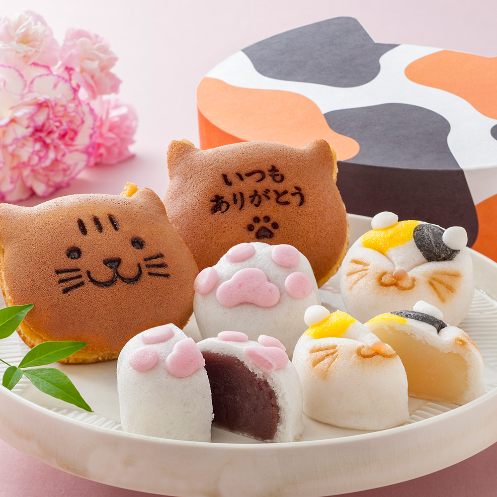 京都　養老軒　三毛猫おやつ帖