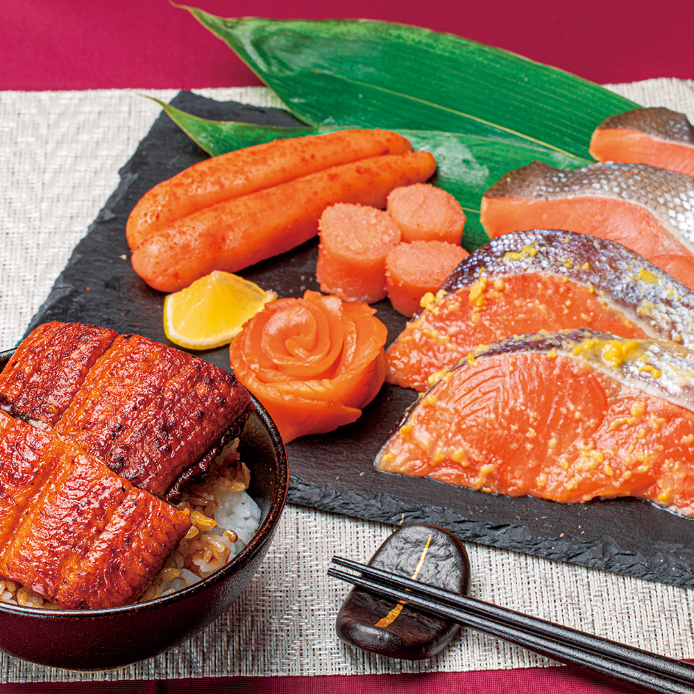サーモン・魚卵・鰻詰合せ