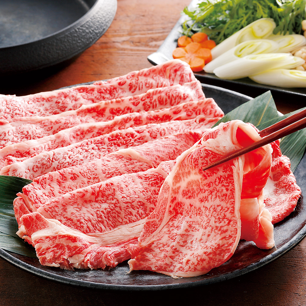 みちのくブランド和牛肩ロースすき焼食べ比べ