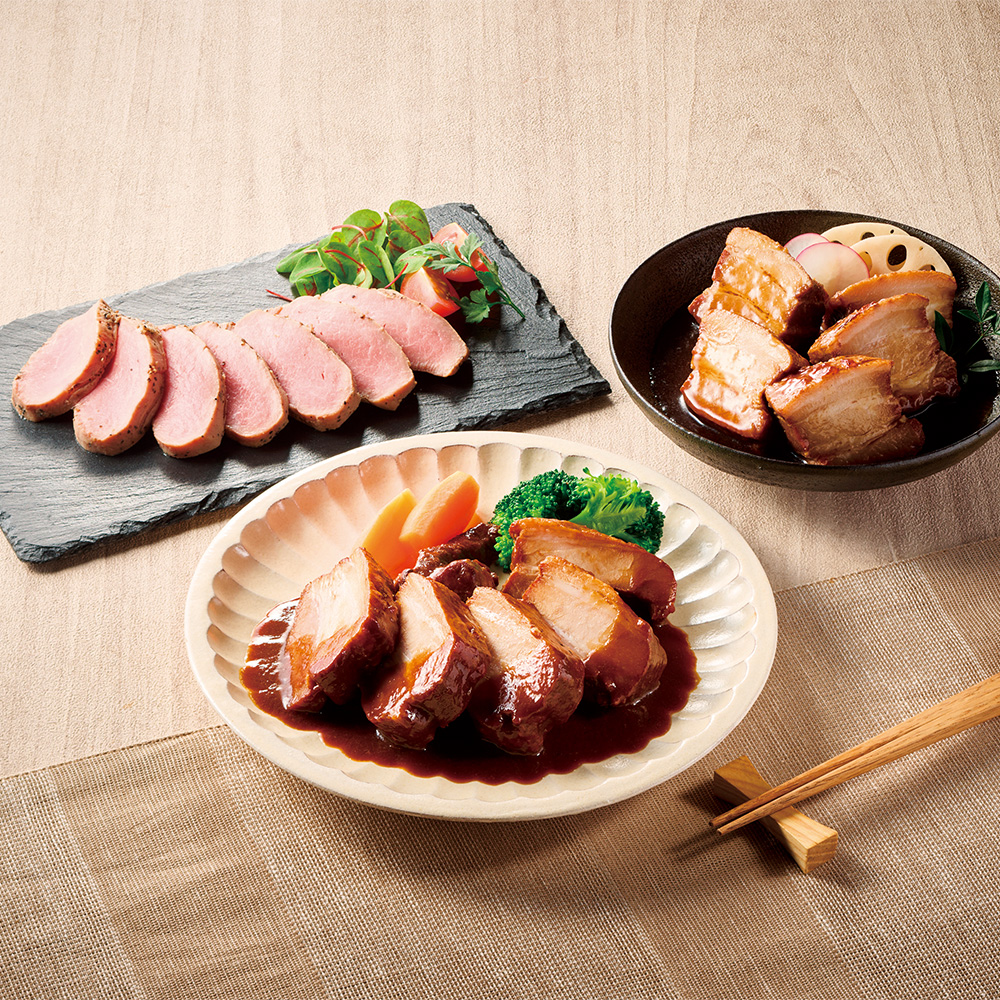３種のこだわり肉料理