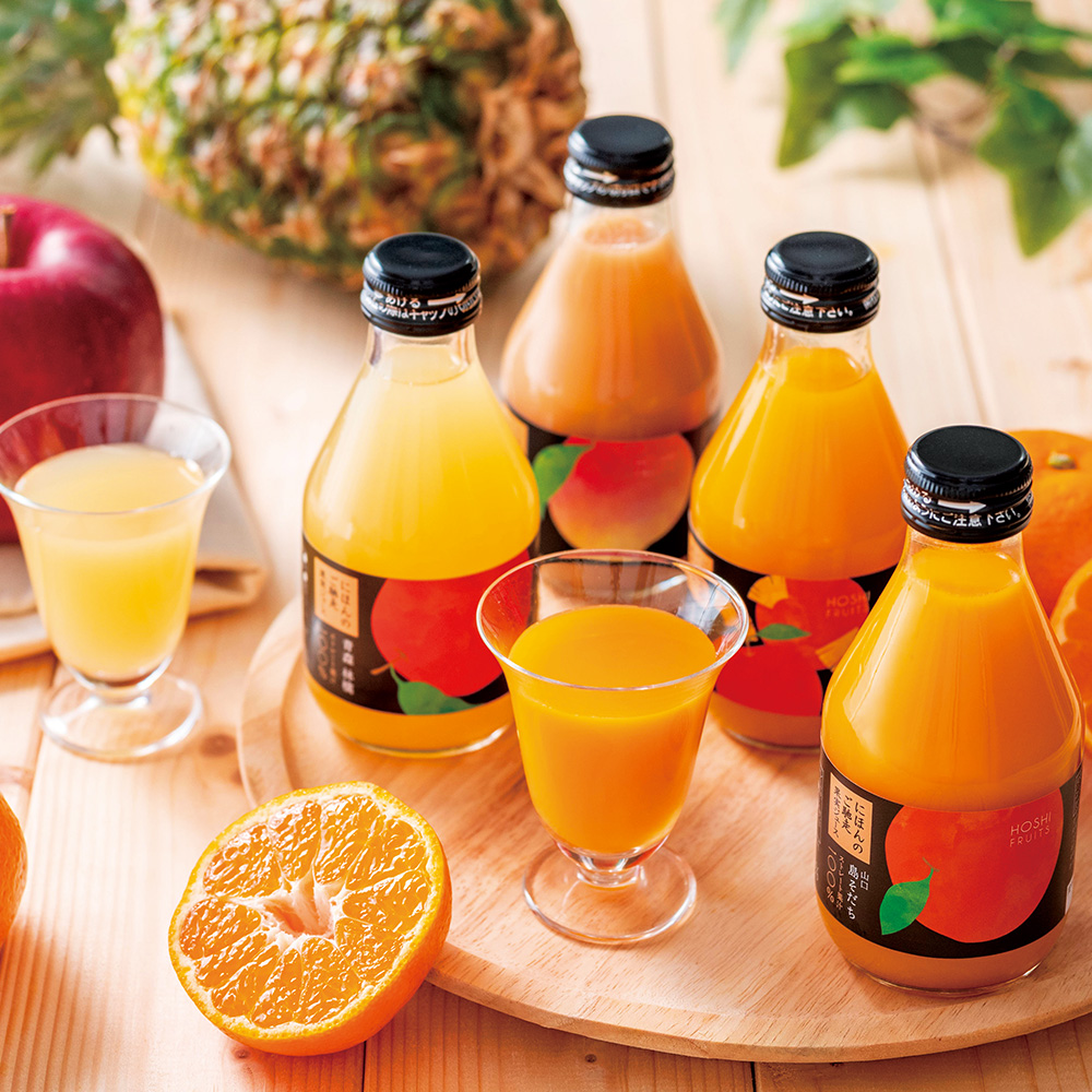 ホシフルーツ　にほんのご馳走果実ジュース　６本