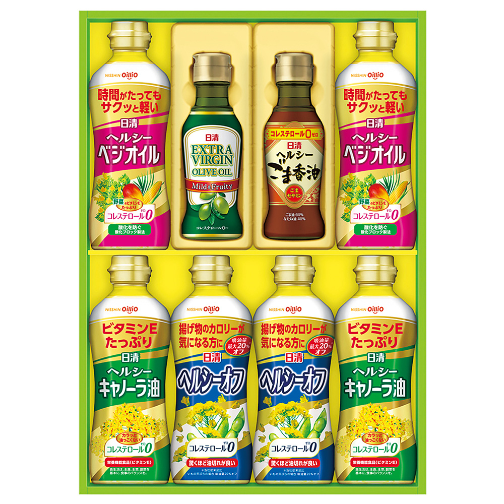 日清オリーブオイル＆バラエティオイルギフトセットB