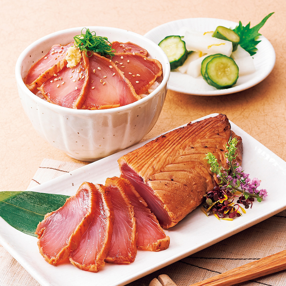 炙りまぐろ秘伝のたれ仕込み