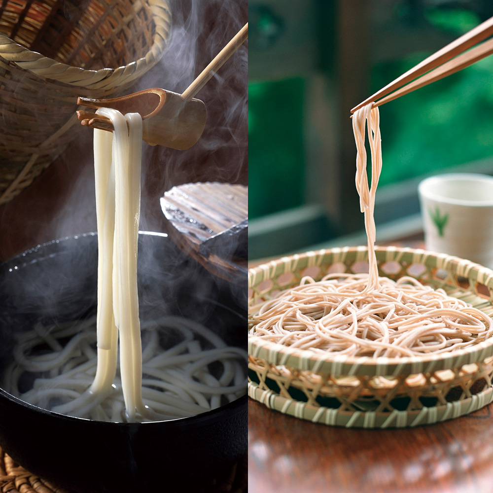 長崎手延べ年越そば年明うどん 木箱入り