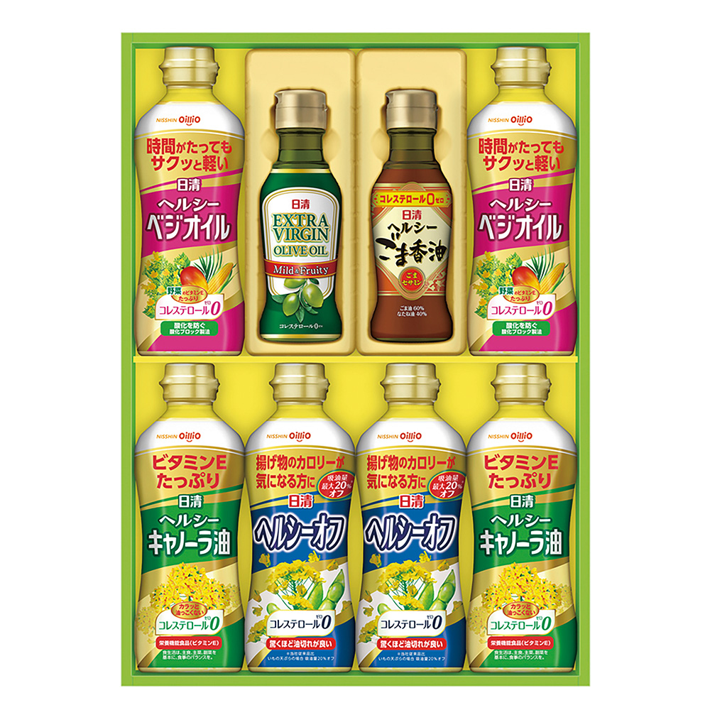 日清 オリーブオイル＆バラエティオイルギフトセットB