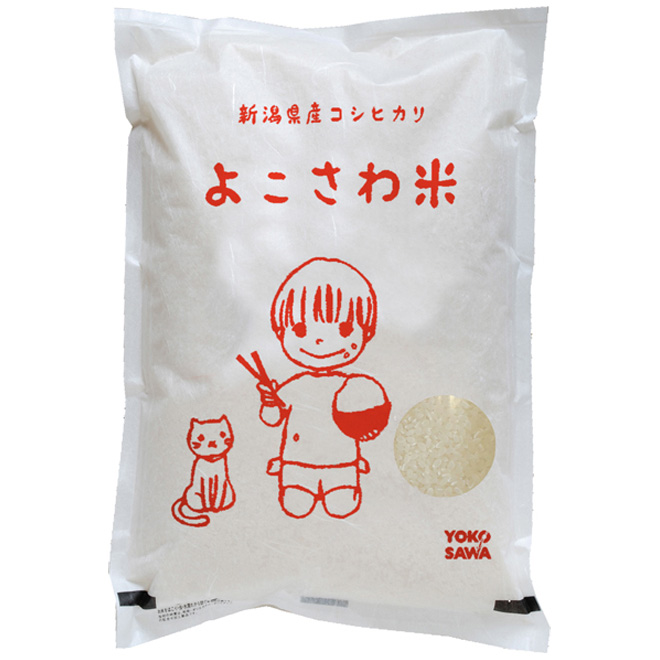 新潟県認証　特別栽培米コシヒカリ【よこさわ米　精米5kg】